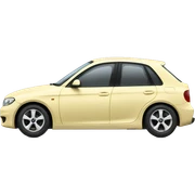 Car with a smile  sticker
