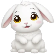 Cute Anime Rabbit sticker