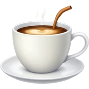 Coffe with milk  sticker