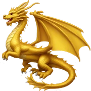 golden dragon sticker