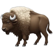 winged buffalo sticker