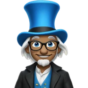 Smurfs magician sticker