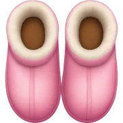 pink UGG slippers  sticker