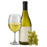 White wine  sticker