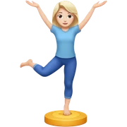 Girl balance  sticker