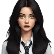 girl in white shirt sticker