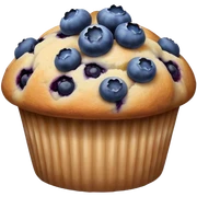 Blueberry muffin sticker