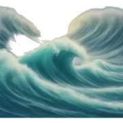 Waves sticker