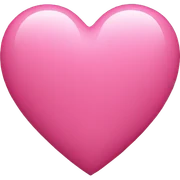 pink heart  sticker