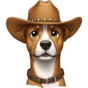 Dog dog dog dog cowboy sticker