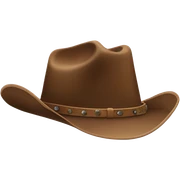 Cowboy hat sticker
