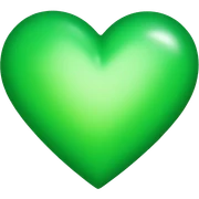 green heart sticker