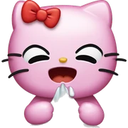 Hello kitty crying sticker