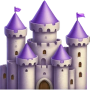 lavender castle sticker
