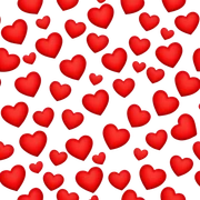 hearts sticker