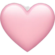 Light pink heart sticker