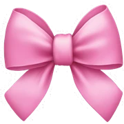 Pink bow  sticker