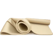 cream colored yoga mat sticker