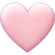 Light pink heart  sticker