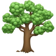 Tree Growing Trees sticker