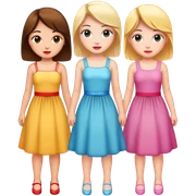 girly girls sticker