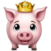 diamond pig sticker
