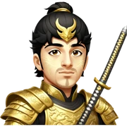 Golden Samurai sticker