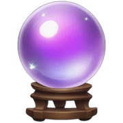 crystal ball sticker