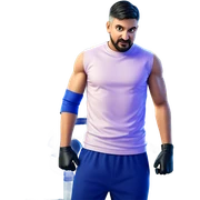 detailed male portrait with gloves sticker