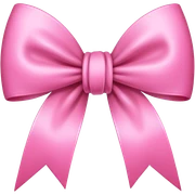 Cute pink bow sticker