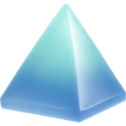 Chalcedony pyramid sticker