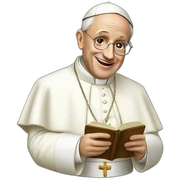 papa francesco sticker