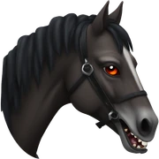 horse vampire sticker