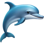 Dolphin sticker