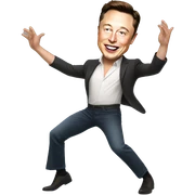 elon musk dancing sticker