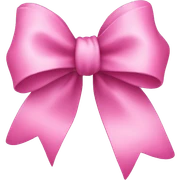 pink bow sticker