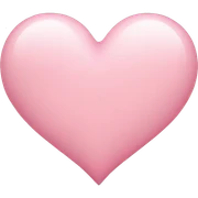 Light pink heart sticker
