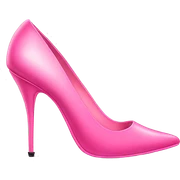 Pink high heels sticker