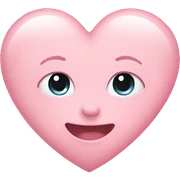 Baby pink heart sticker