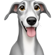 Greyhound emoji sticker