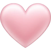 Light pink heart sticker