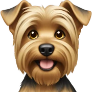 Yorkshier Terrier beige sticker