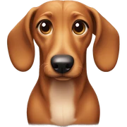 Wiener dog sticker