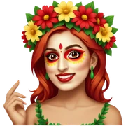 Flower-Crowned Dancer sticker