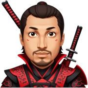 Daring Samurai sticker