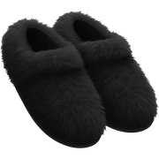 black fluffy slippers sticker