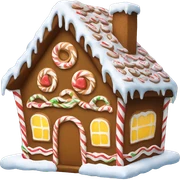 gingerbread house sticker