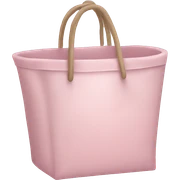 pale pink shopping sticker