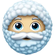 Blauer Schneeball  sticker