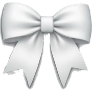 white bow sticker